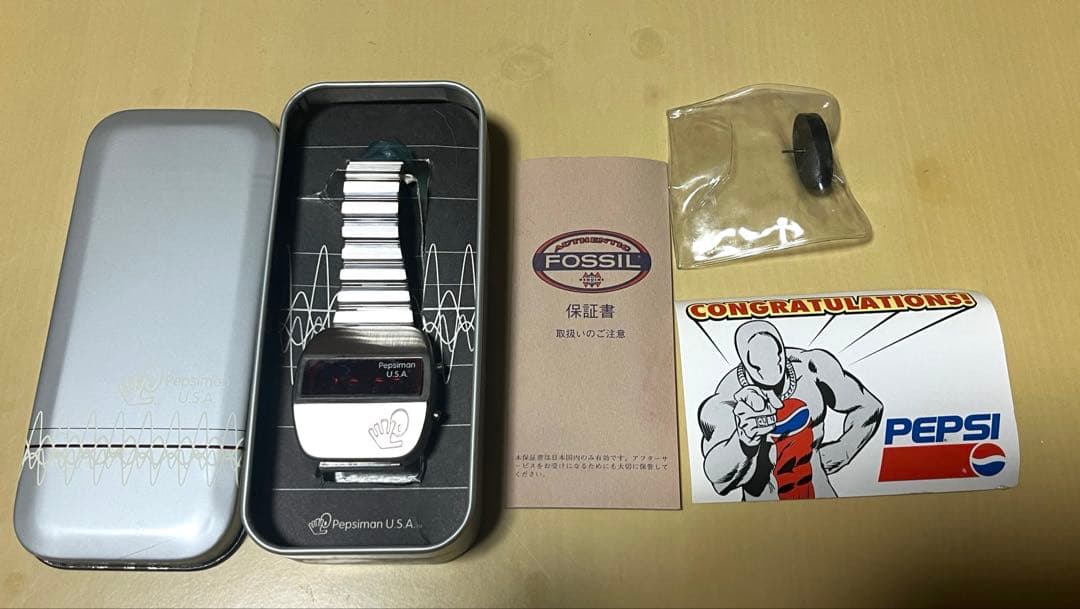 FOSSIL Pepsiman U.S.A. 腕時計