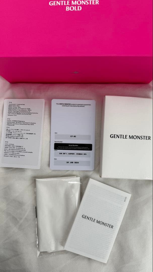 メガネ・老眼鏡 GENTLE MONSTER BOLD EP 02