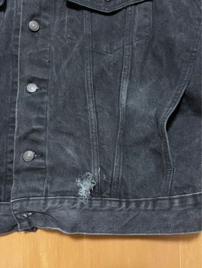 Levi's 70598 ブラックデニムジャケット XL デカタグ