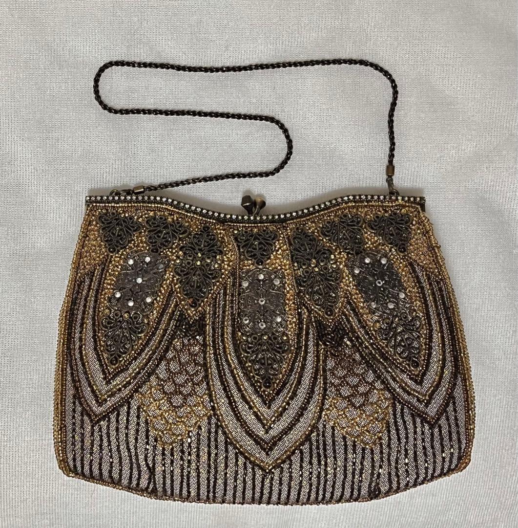 Lumyはしもと 和装バッグ ビーズ パーティーバッグ ヴィンテージ 2点セット