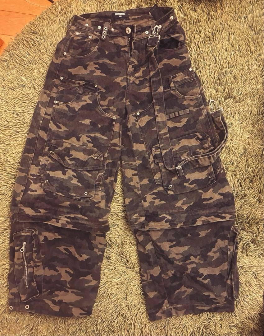 PERSONSOUL ThreeinoneCargo 3way 迷彩　カーゴ