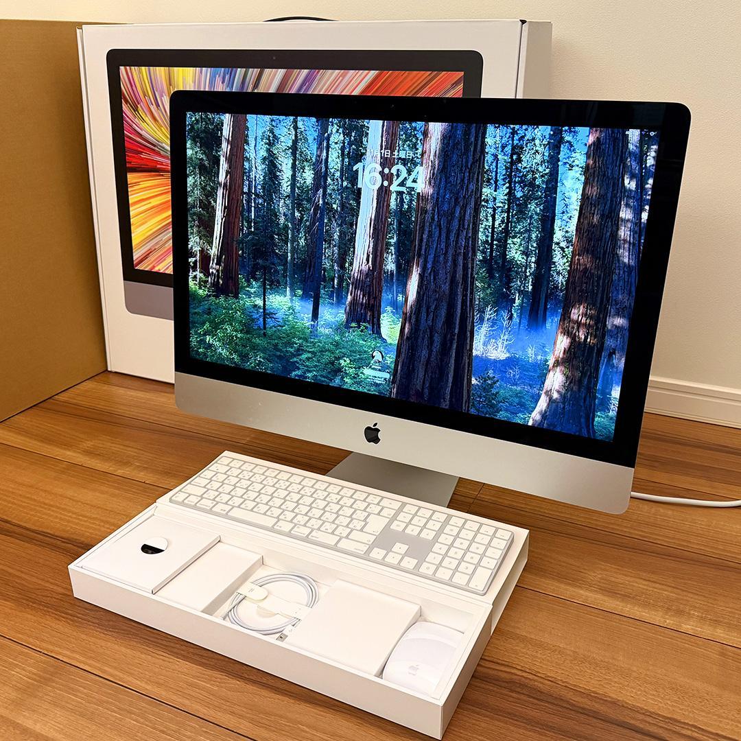 【美品】Apple iMac 27インチ 5K 2019 テンキー付