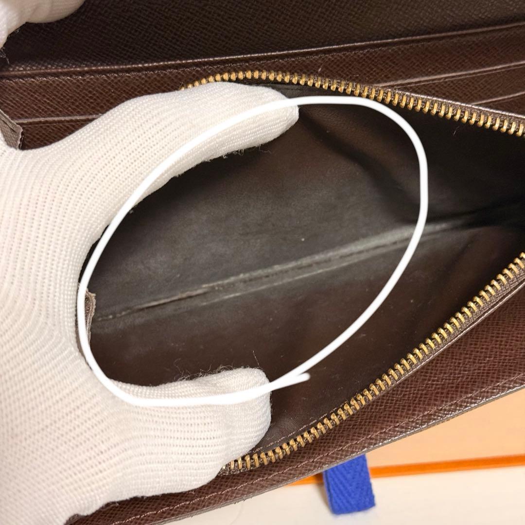 LOUIS VUITTON ダミエ・エベヌ　長財布　ポルトフォイユ・サラ