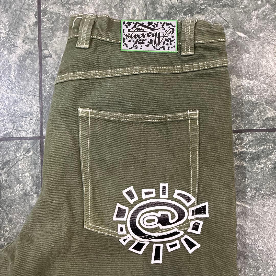 パンツ always do what you should do denim jeans