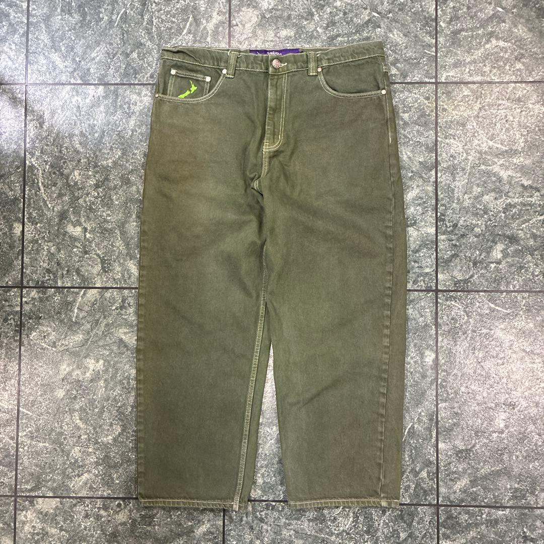 パンツ always do what you should do denim jeans