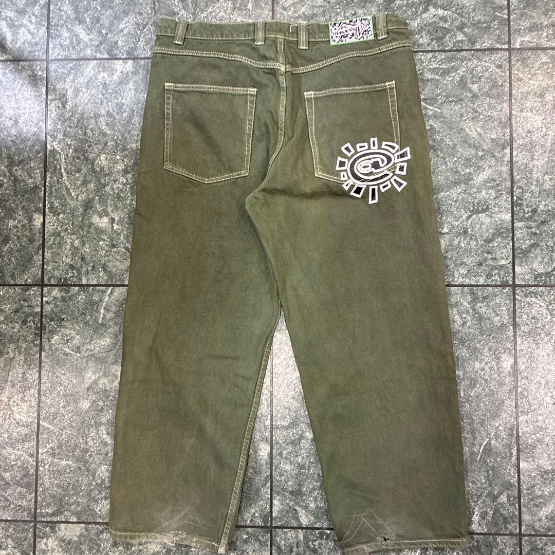 パンツ always do what you should do denim jeans