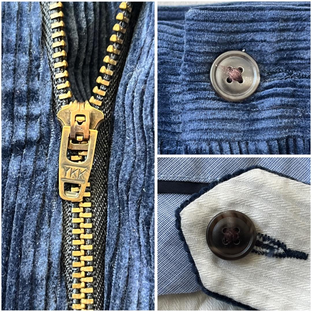 ポロラルフローレン W34 コーデュロイ ポロチノ ボトム 古着 紺 18215