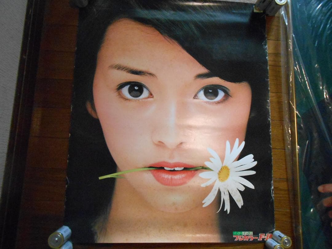 フジカラー写真額「ユルブリンナーさんパネル」＆岡田奈々さんポスター他　昭和