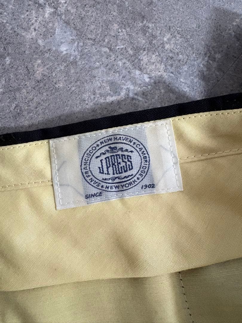 パンツ 90s J.PRESS 2tuck wide stripe slacks