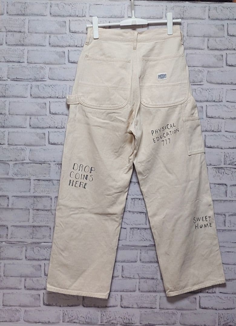 PAYDAY ペイデイ　別注PAINTパンツ　白デニム ペイデイ ペイントパンツ