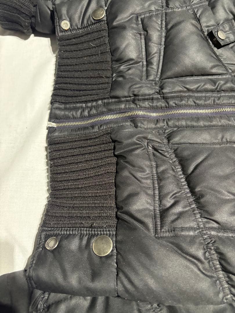 Black Rivet ファーダウンジャケット　y2k archive お兄系