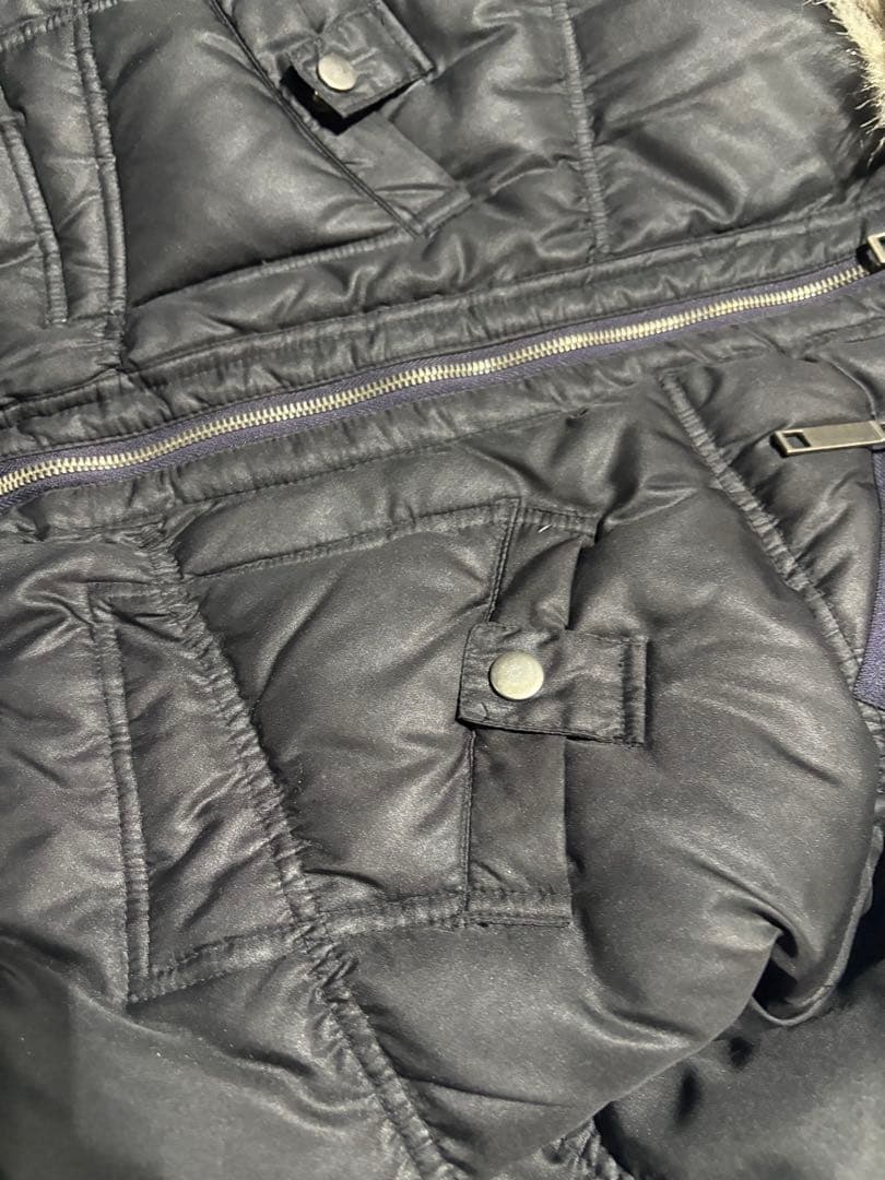 Black Rivet ファーダウンジャケット　y2k archive お兄系