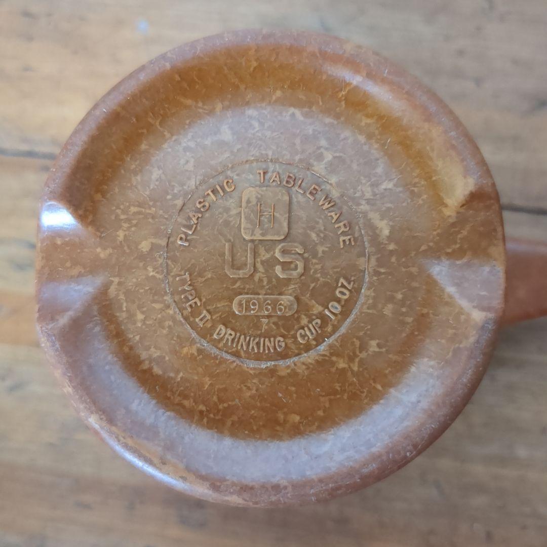 米軍実物　メラミン　マグカップ　５コセット