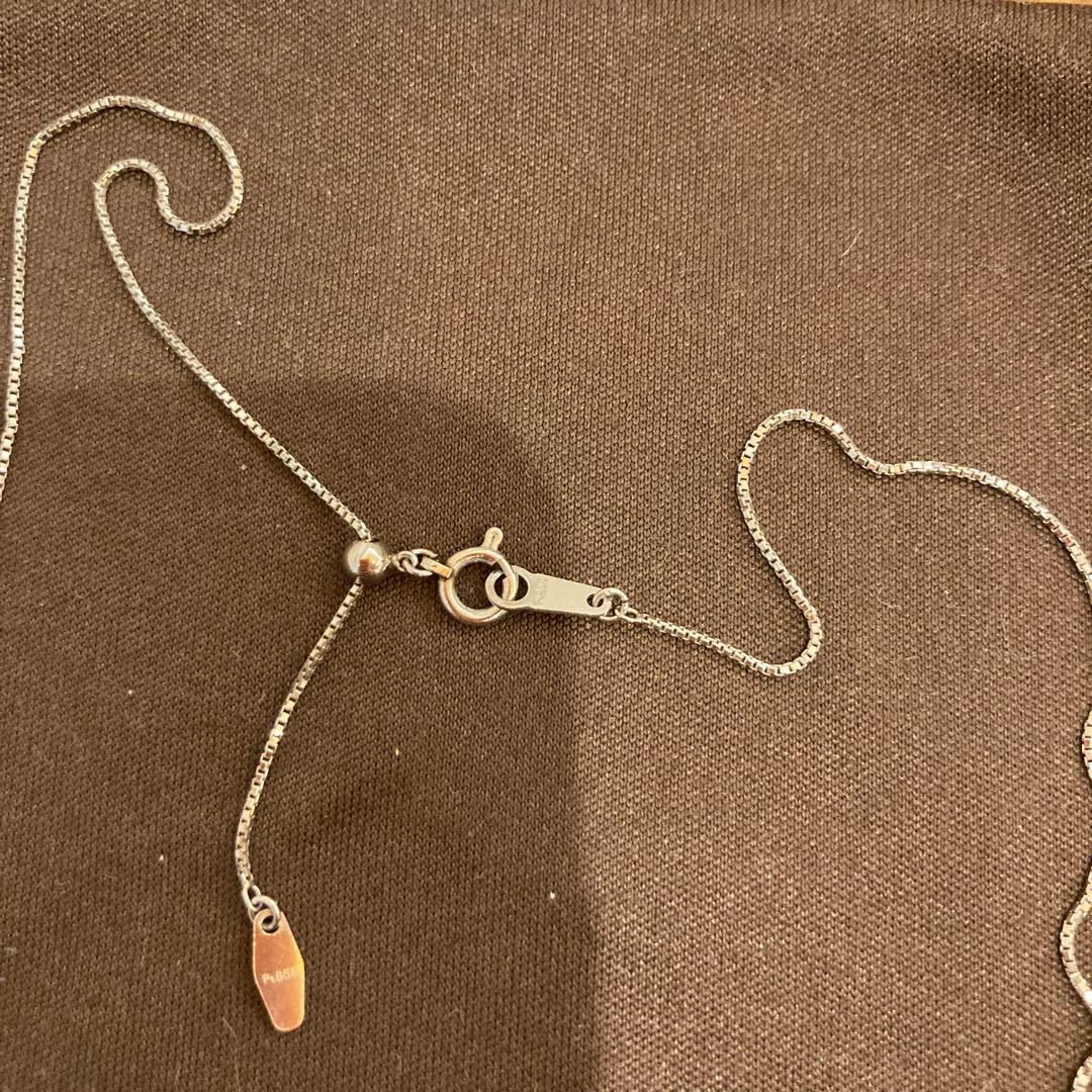 ダイアモンド付きペンダントネックレス