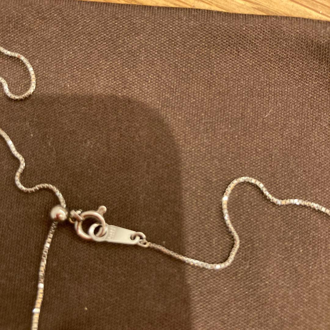 ダイアモンド付きペンダントネックレス