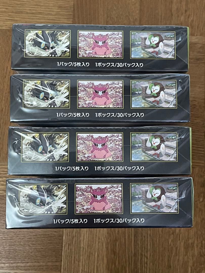 新品未開封4BOX】ポケモンカード ムニキスゼロ シュリンク付き