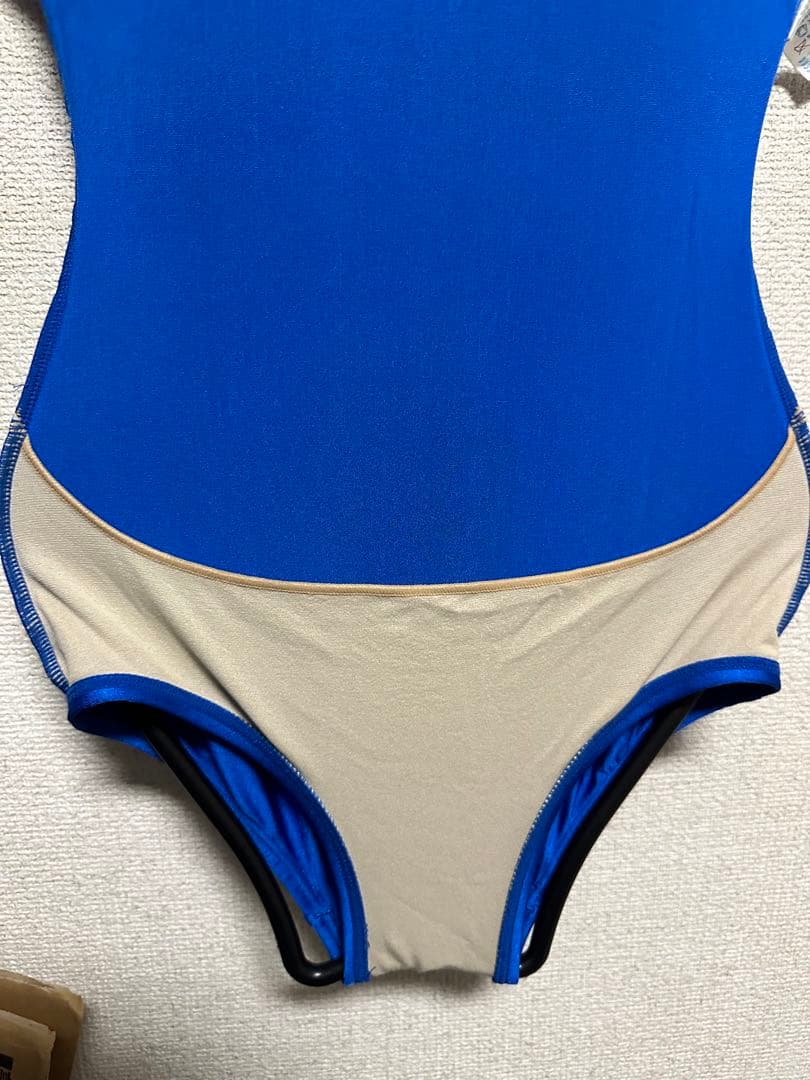 競泳水着 アリーナ arena Mサイズ ABL 青 パイピング 学年色