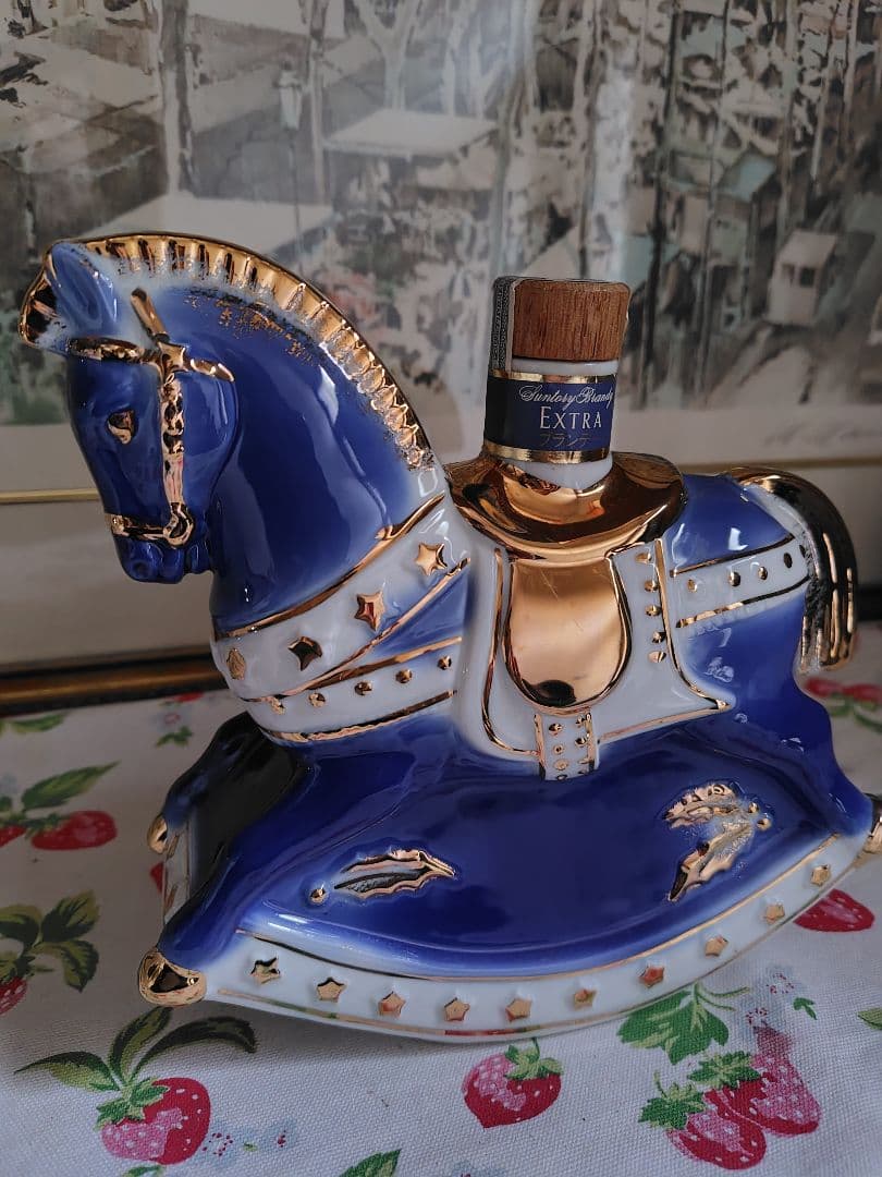 サントリー 　エクストラ 　ブランデー 　クリスマス 馬 木馬 未開栓