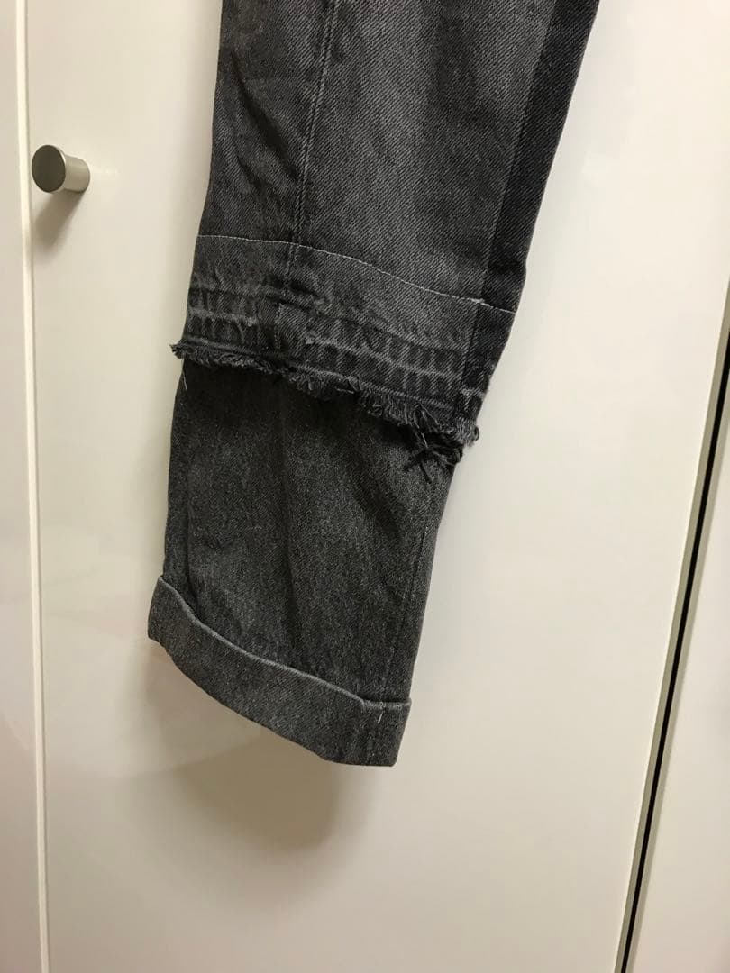 早い者勝ち！格安　ソロイスト　レイヤードリメイクデニム　ジーンズ　soloist