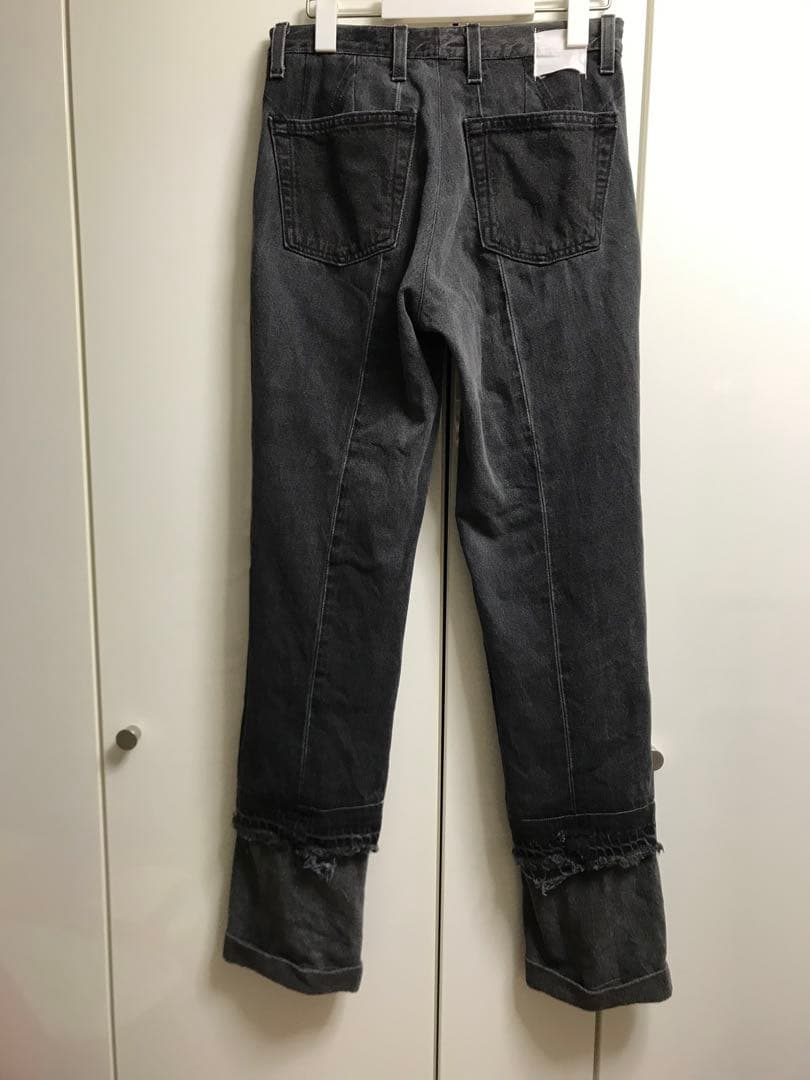 早い者勝ち！格安　ソロイスト　レイヤードリメイクデニム　ジーンズ　soloist