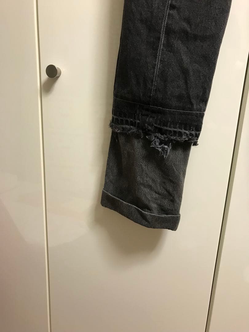 早い者勝ち！格安　ソロイスト　レイヤードリメイクデニム　ジーンズ　soloist