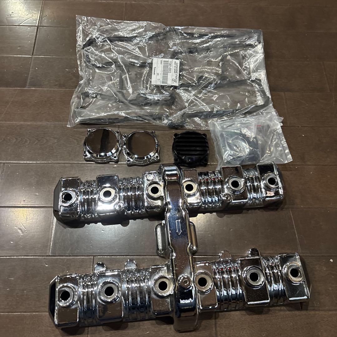 ゼファーχメッキヘッドカバーセット