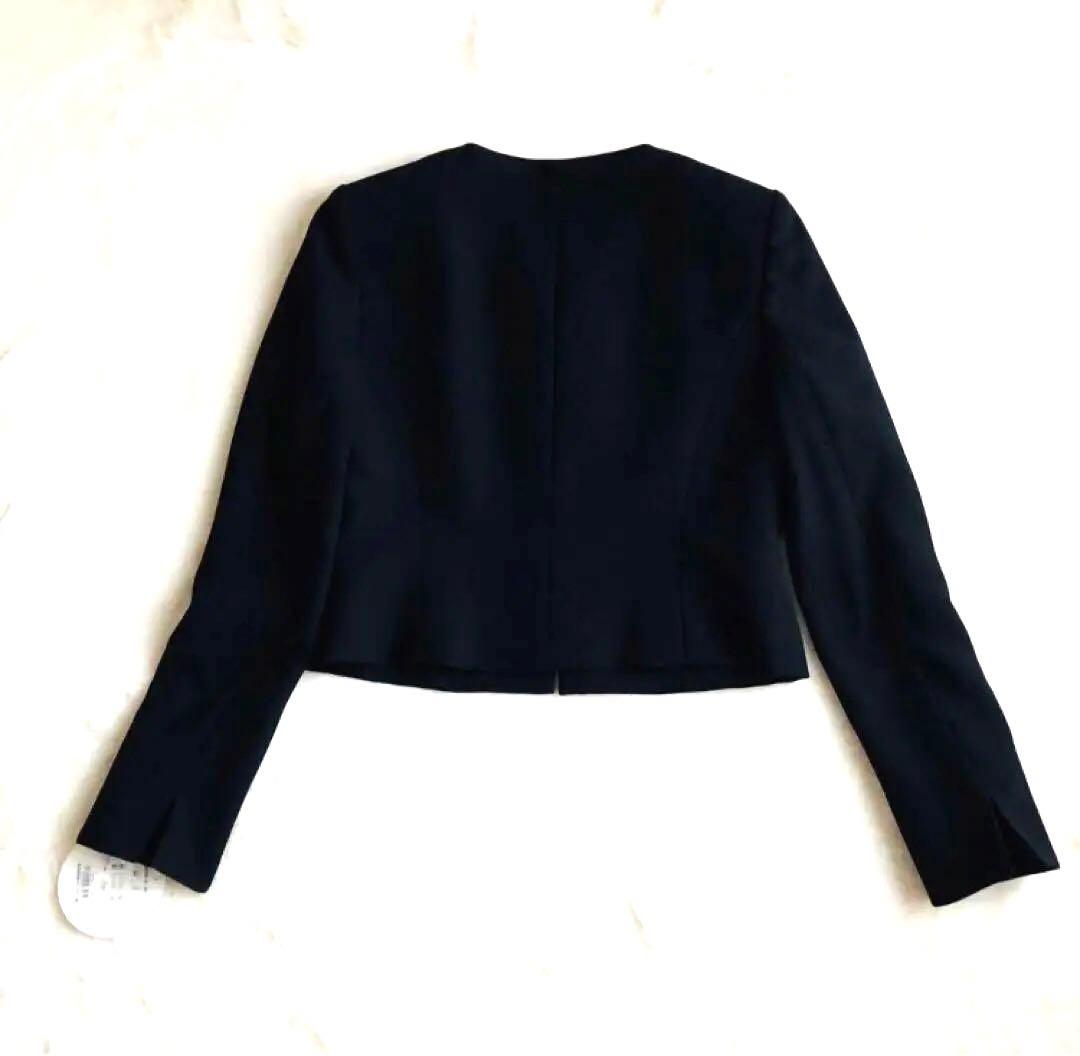 【美品】 フォルムフォルマ 東京ソワール セットアップ 黒 SS タグ付き