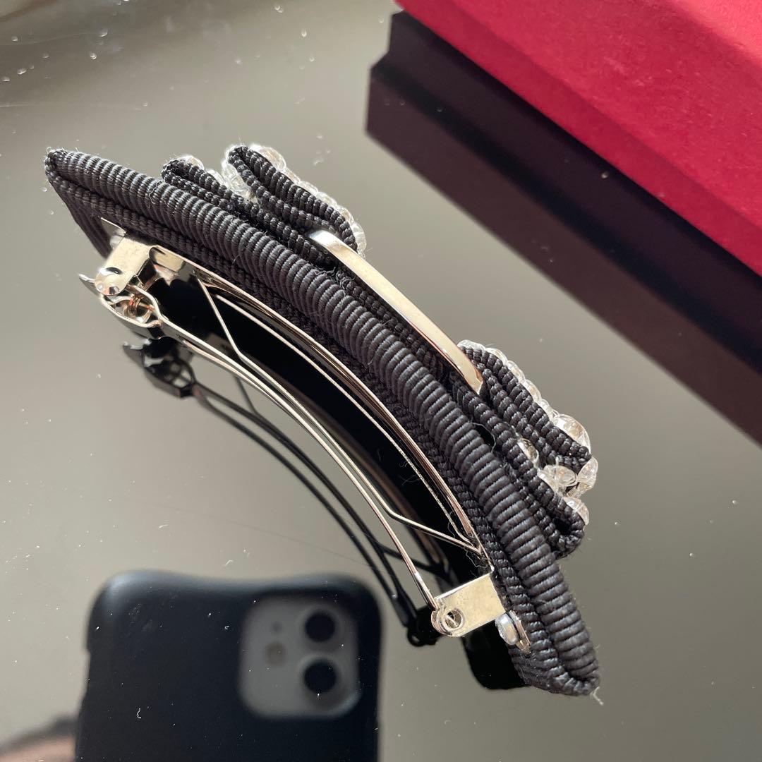 Ferragamo barretteフェラガモバレッタ ヴァララインストーン