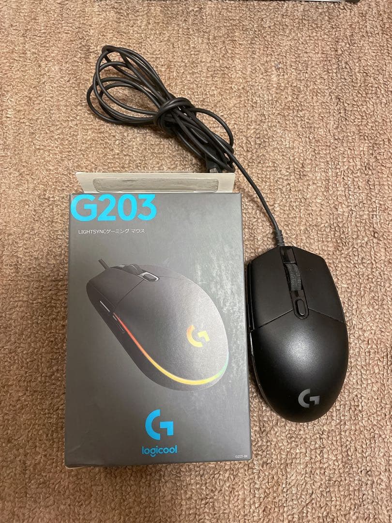 Logitech G733 ワイヤレスヘッドセットG203マウス付き
