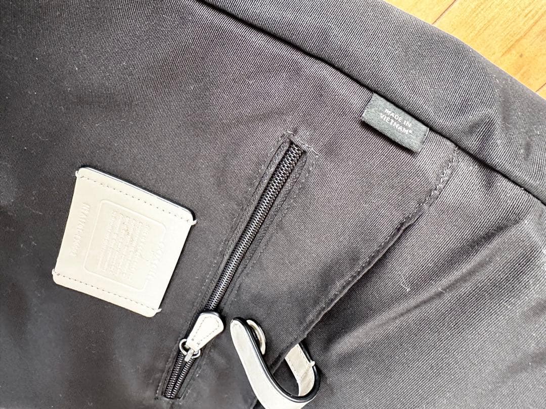 【着払い】コーチ リュック パフォレイテッド オールレザー 大容量 A4可 黒