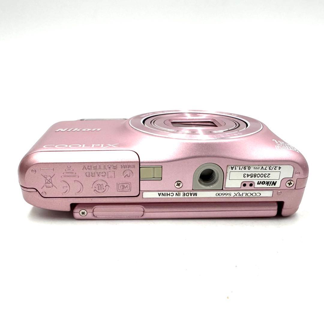 美品 ニコン NIKON Coolpix S6600 コンデジ ピンク