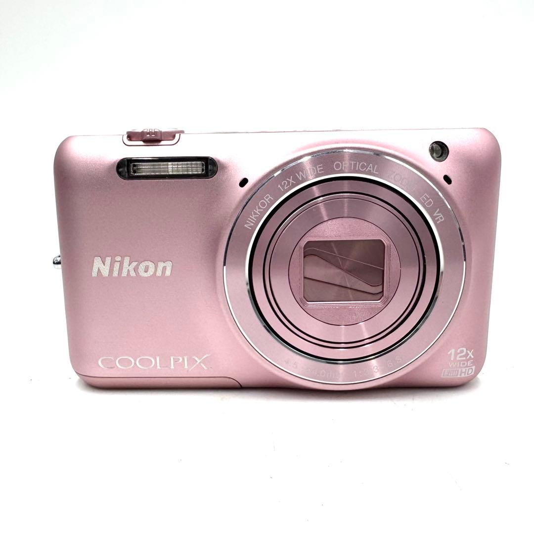 美品 ニコン NIKON Coolpix S6600 コンデジ ピンク