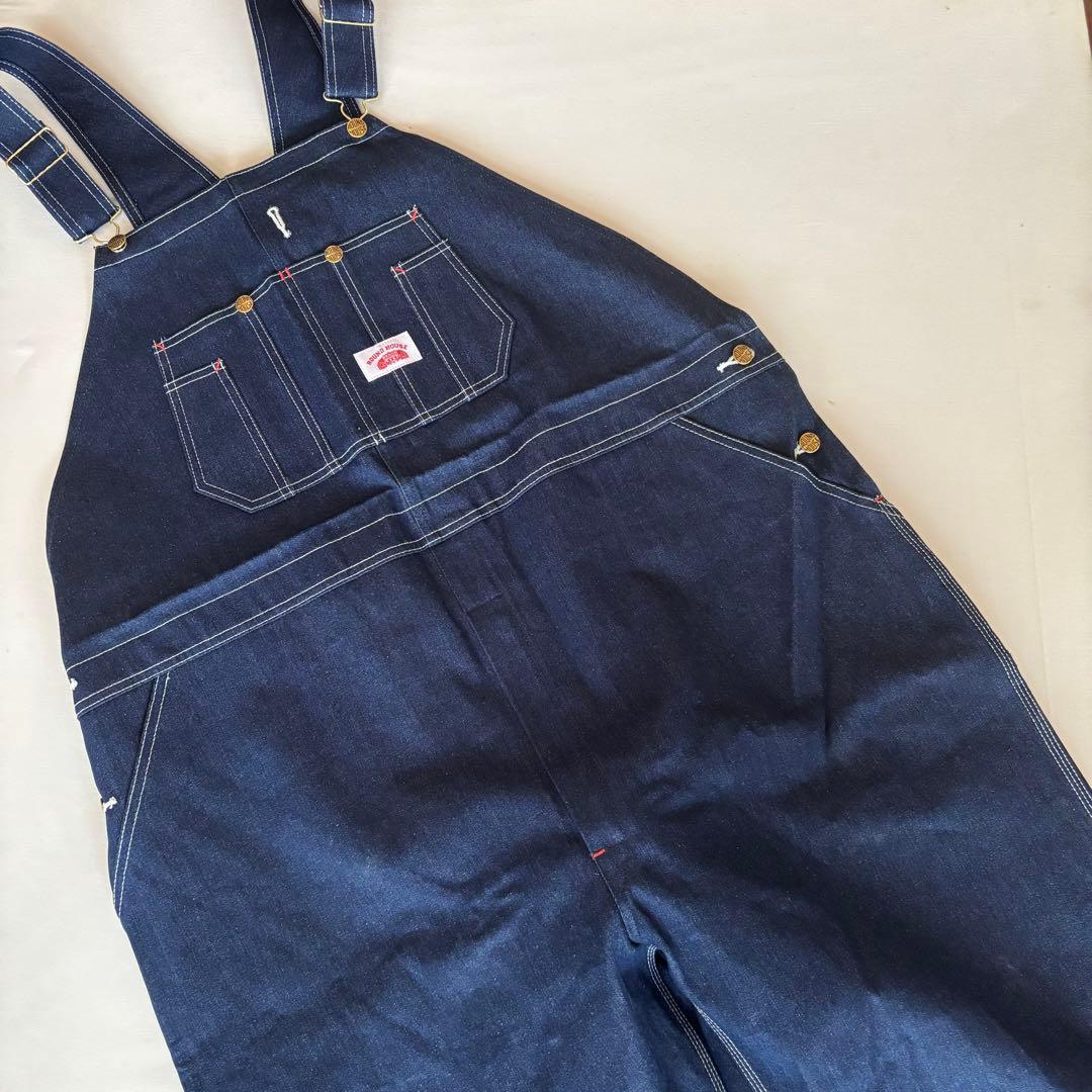 z655新品ラウンドハウス オーバーオール 46x32 大きいサイズ！