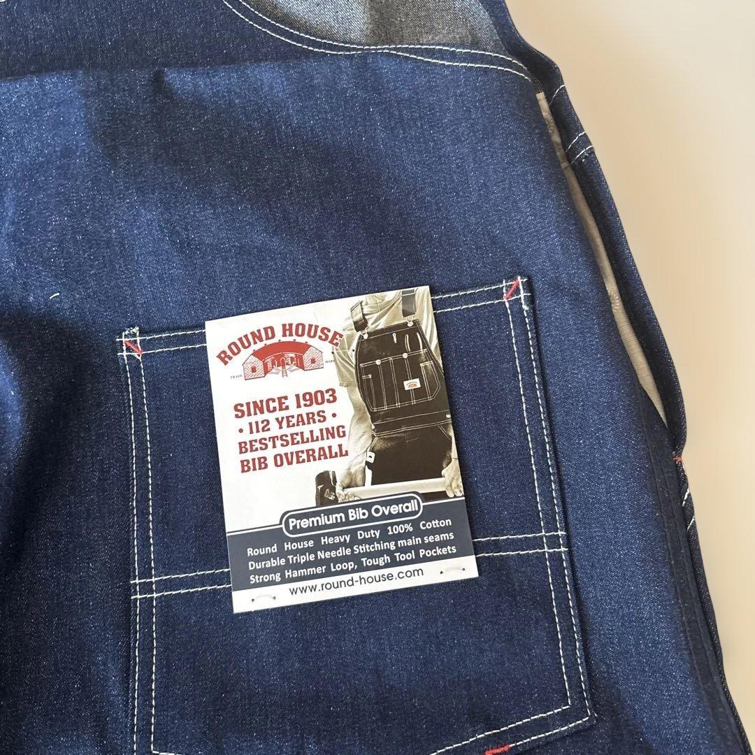 z655新品ラウンドハウス オーバーオール 46x32 大きいサイズ！