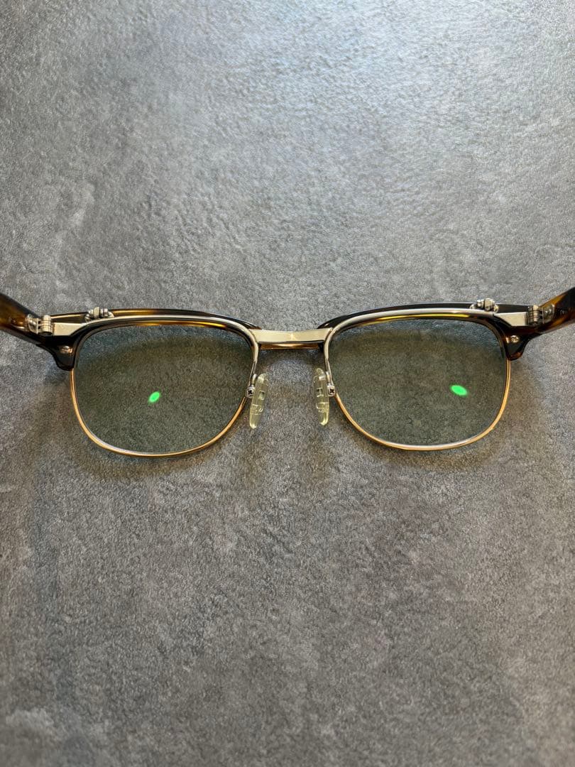 YELLOWS PLUS イエローズプラス　メガネ　跳ね上げ式　日本製　度あり