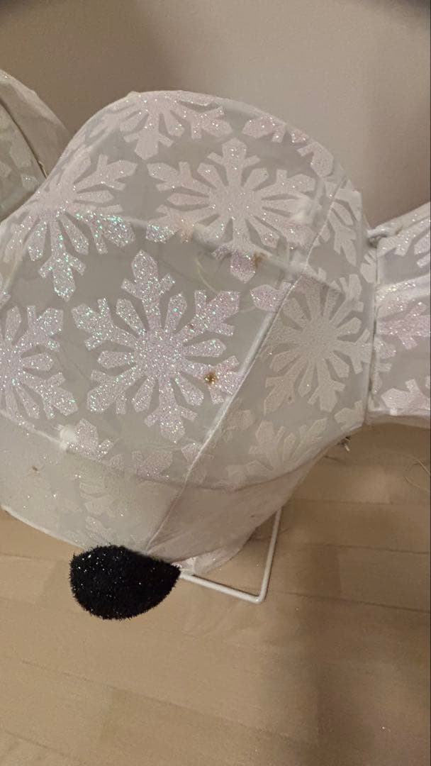 アナと雪の女王 オラフ イルミネーション オブジェ