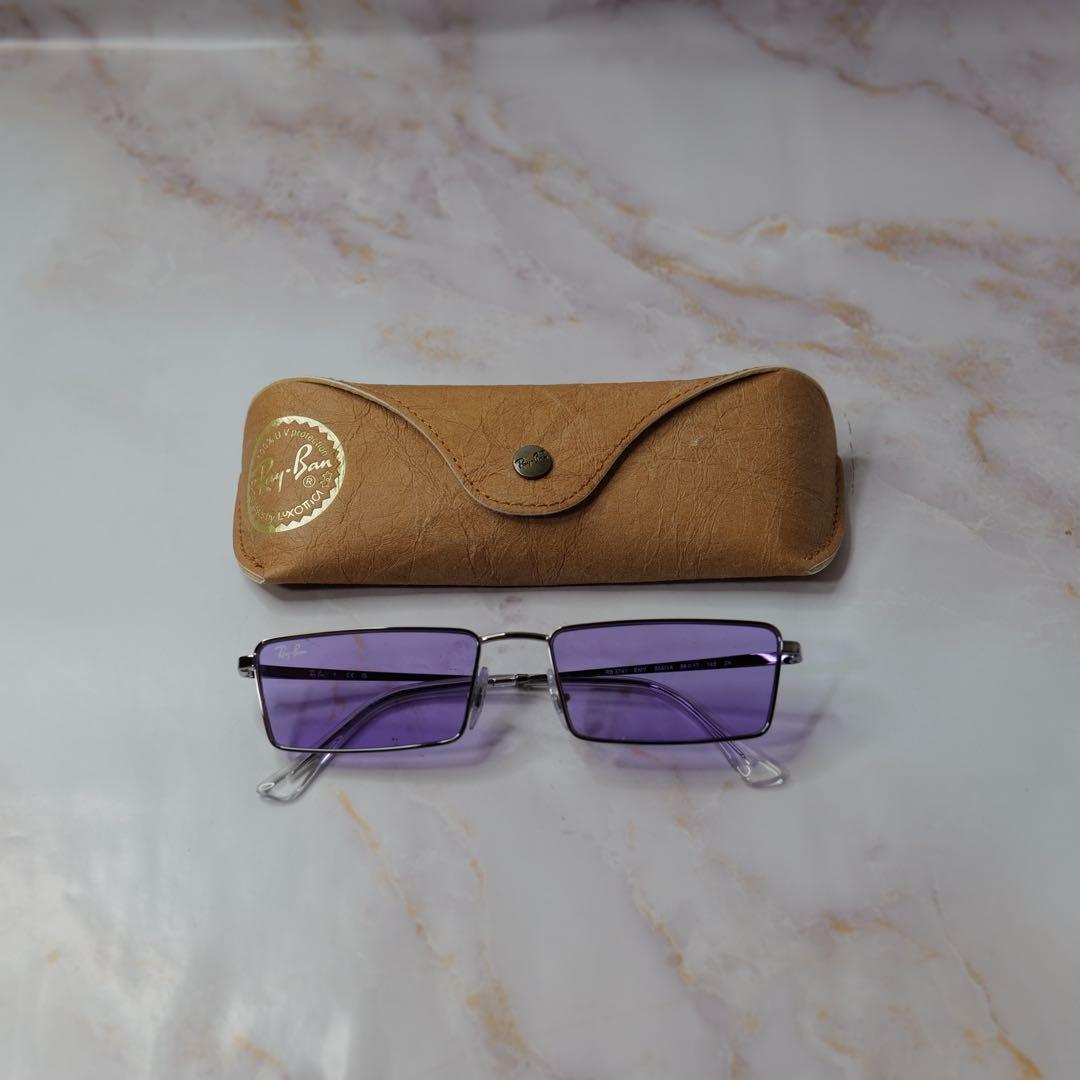 ray ban レイバン スクエア Y2K メタル サングラス ケース付き レア