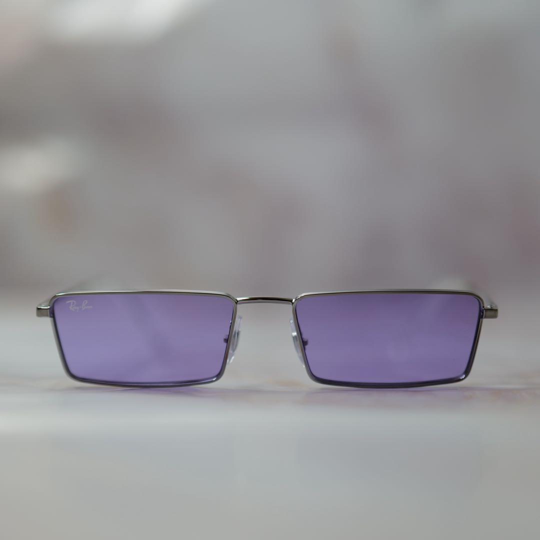 ray ban レイバン スクエア Y2K メタル サングラス ケース付き レア