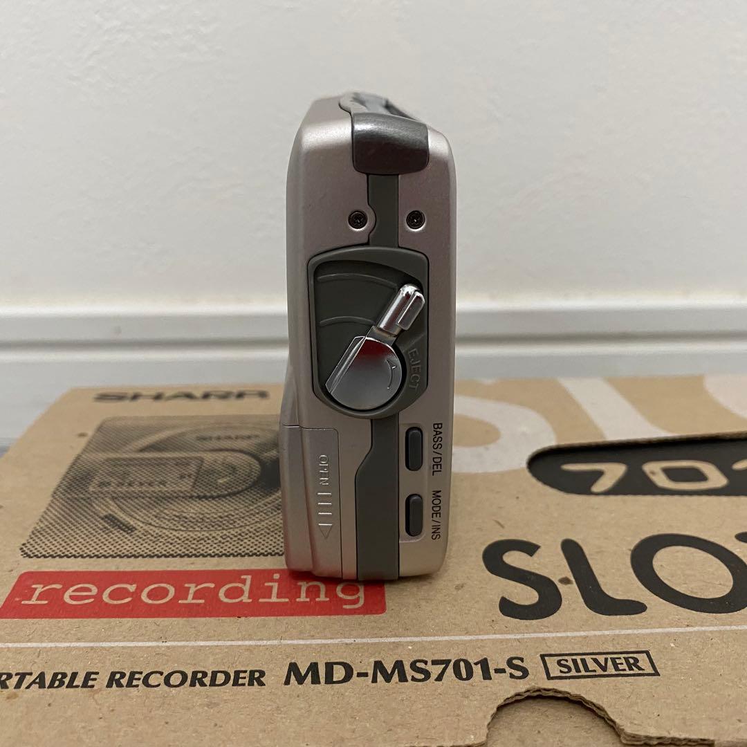 SHARP MDポータブルレコーダー MD-MS701