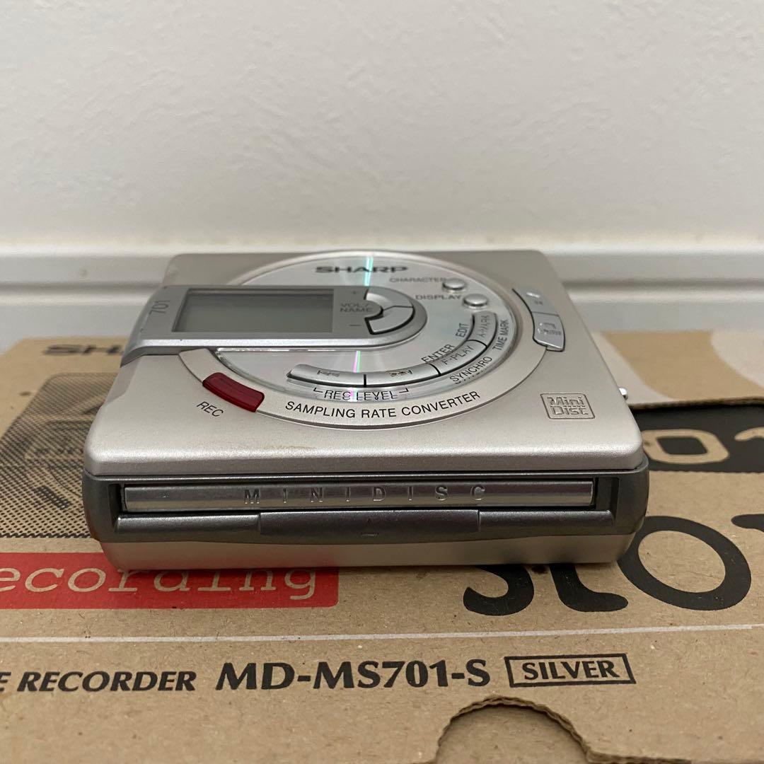 SHARP MDポータブルレコーダー MD-MS701
