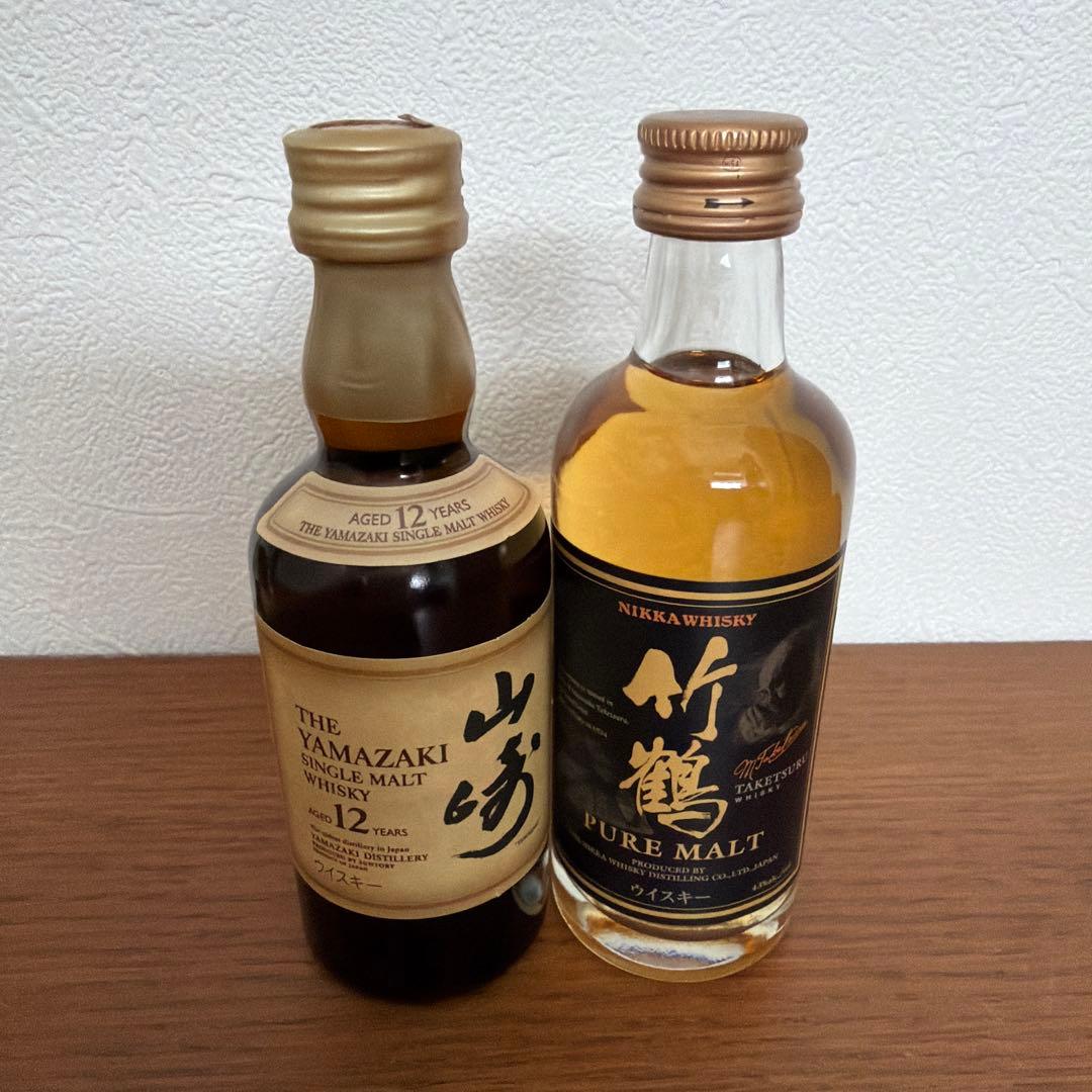 ウイスキー　ミニボトル4本