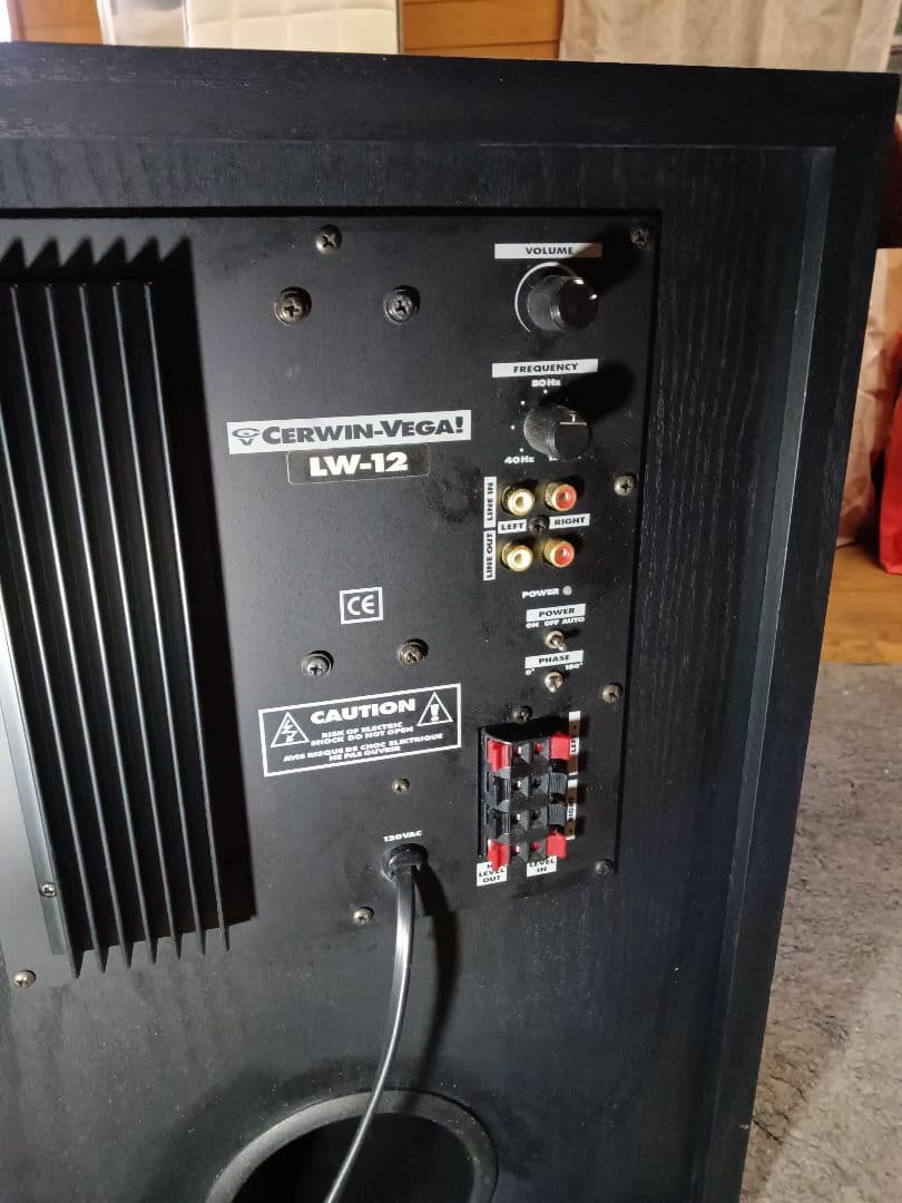 CERWIN-VEGA LW-12 サブウーファー美品