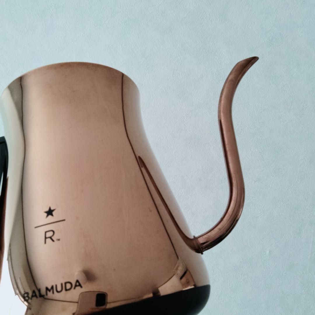 【スタバコラボ】2022年製　BALMUDA 電気ケトル スターバックス　483