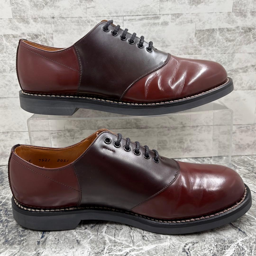 【レア】 リーガル サドルシューズ 革靴 26.5 ブラウン ガラスレザー