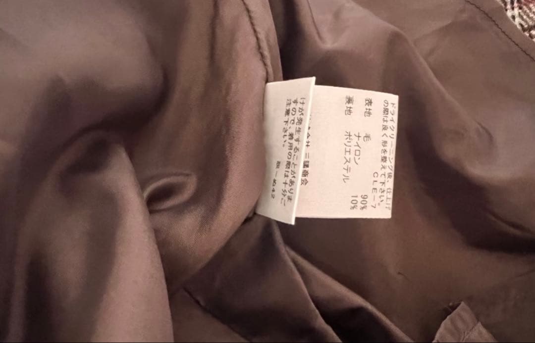 BURBERRY チェック柄 半袖ミニワンピース 38