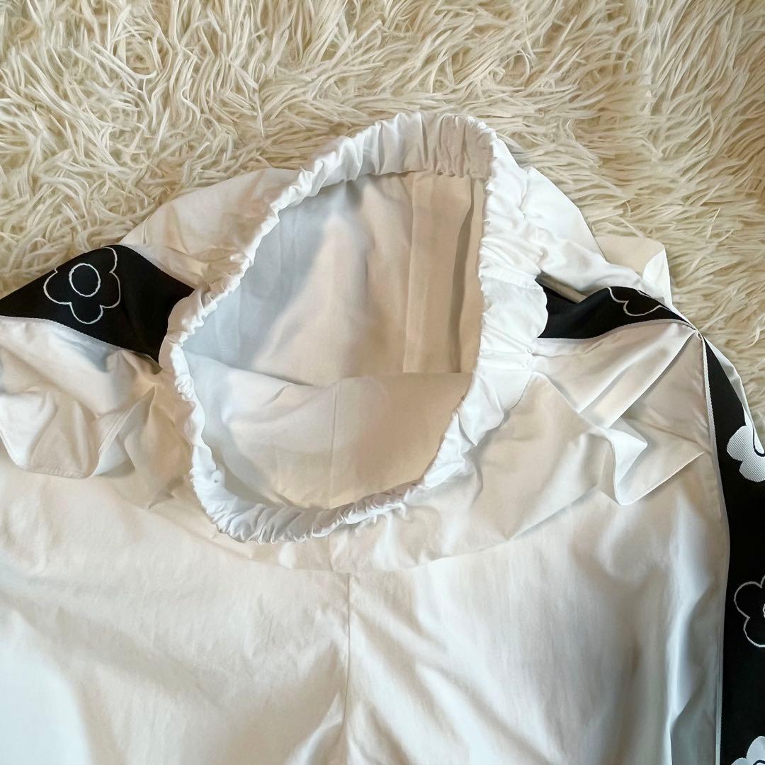 MARY QUANT マリークワント ナイロン 花柄 デイジーラインパンツ