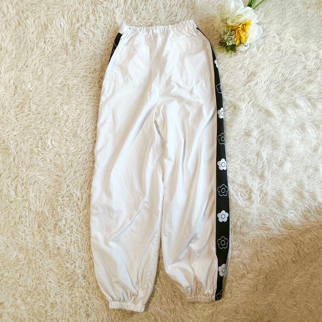 MARY QUANT マリークワント ナイロン 花柄 デイジーラインパンツ