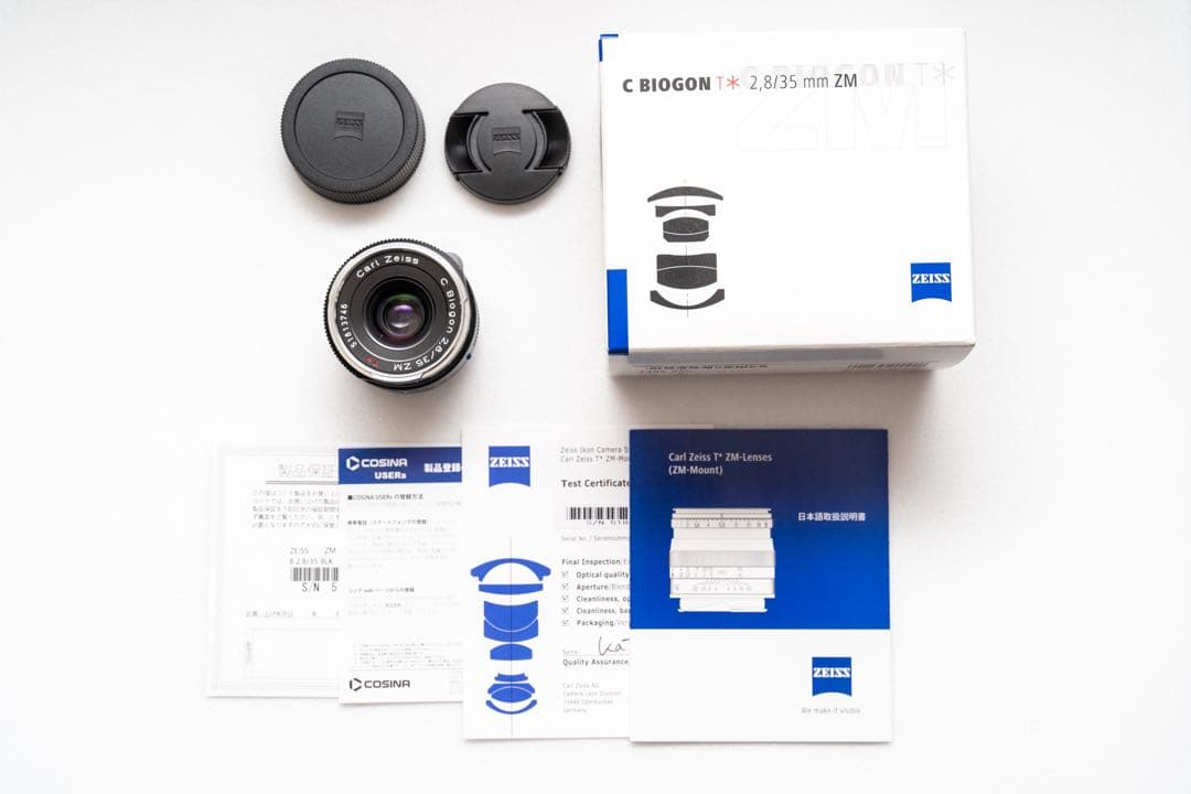 ZEISS C Biogon T* 2.8/35mm ZM ブラック