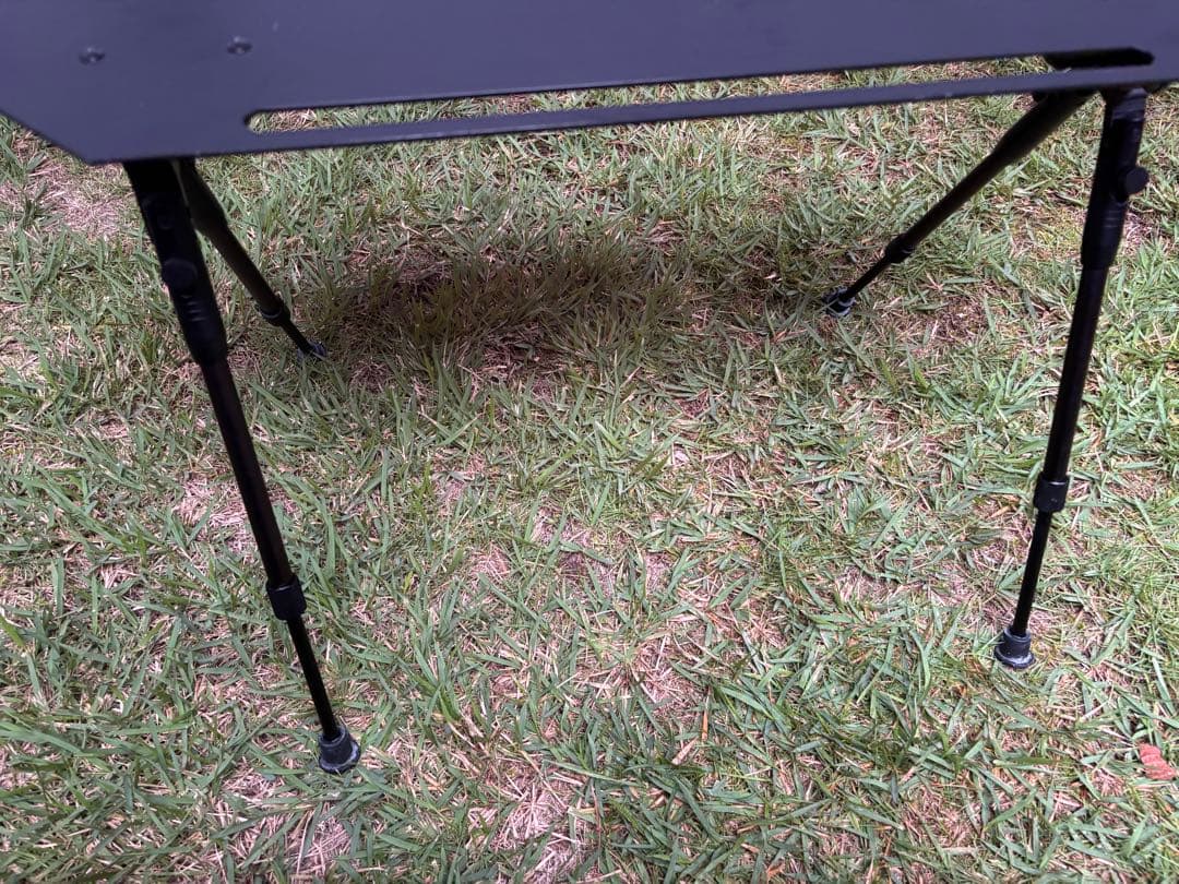 アイアン工房　サイドテーブル　キャンプ　テーブル　高さ調整