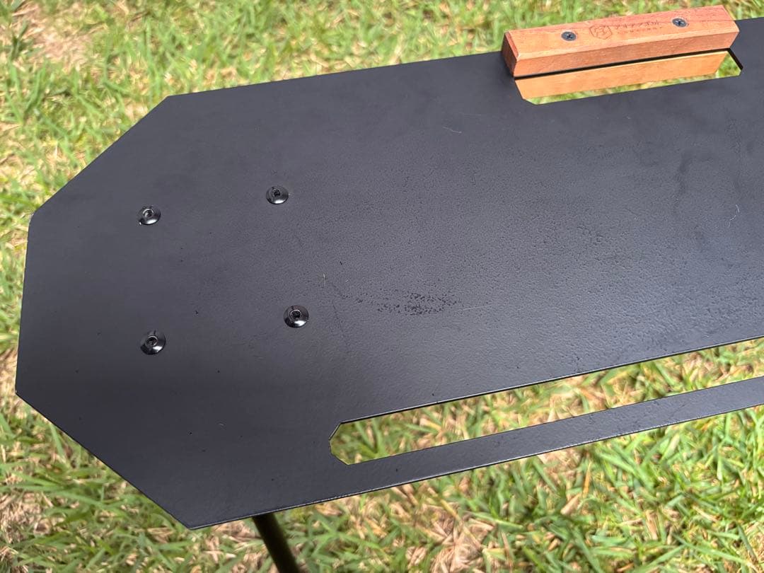 アイアン工房　サイドテーブル　キャンプ　テーブル　高さ調整